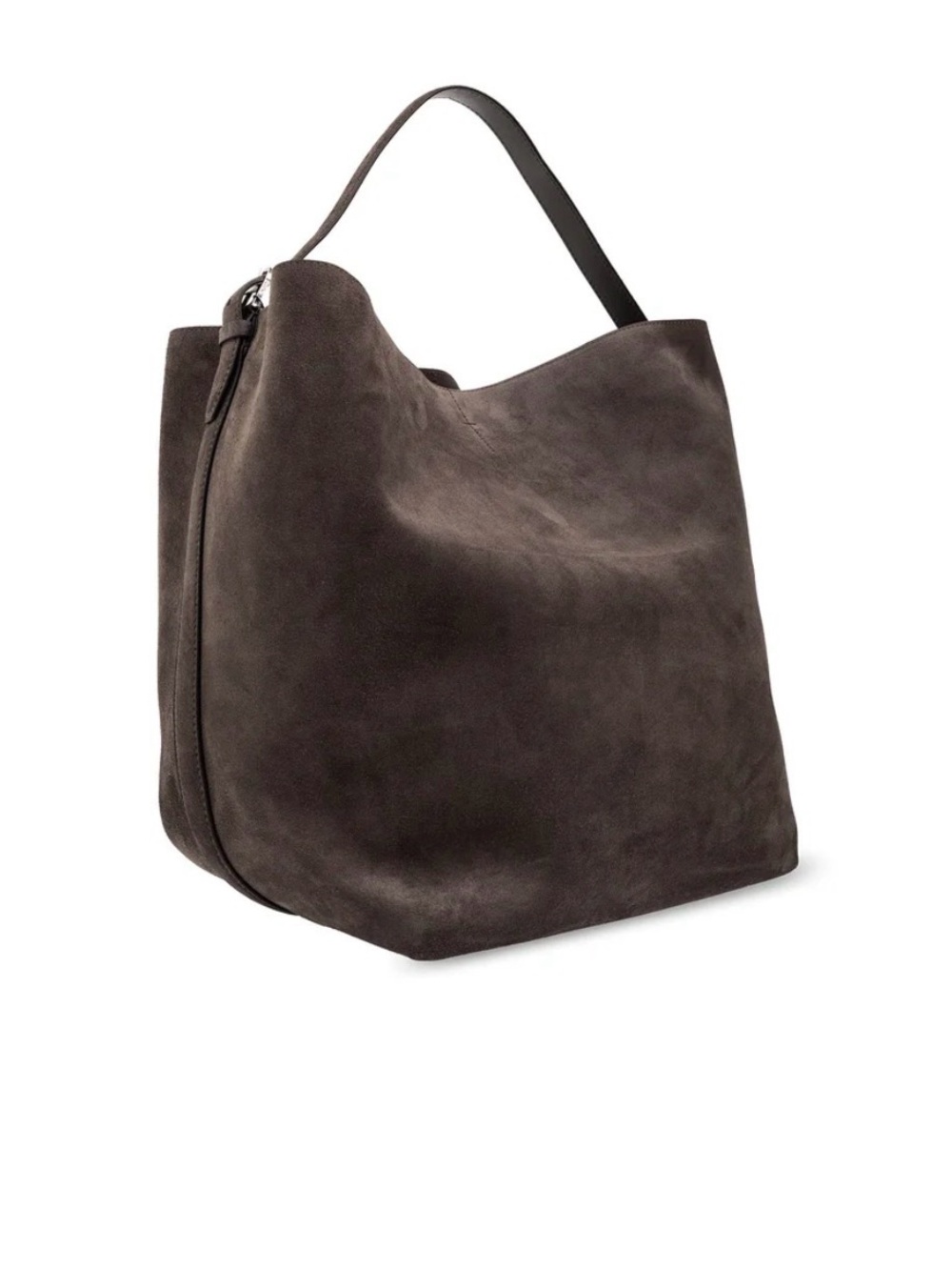 Toteme Shoulder Hobo Bag in Slate Grey